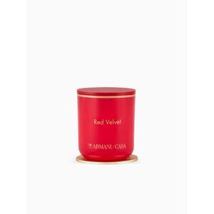 Armani Casa Women Pegaso Red Velvet Candle